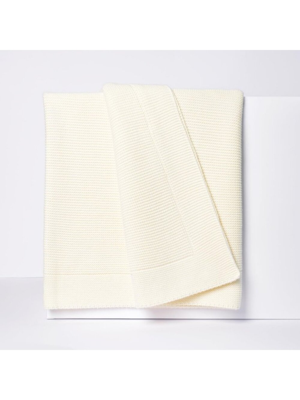 Cozy 100% Cotton Knitted Throw Blanket - Soft, Breathable, All-Season, 50"x60